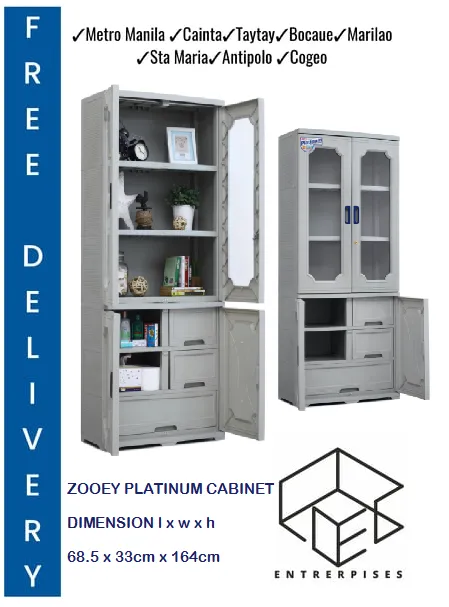 Zooey shop platinum cabinet