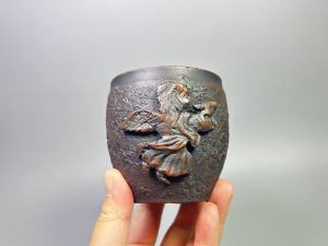 Jianshui Clay Pure Handmade Lotus Full Carving Teacup Kung Fu Tea Set Drinkware Tea Ceremony (Not Yixing Zisha) 120ml2026
