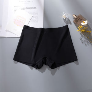 [READY STOCK] Panties Wanita -  Womens ice silk seamless safety pants pure cotton crotch