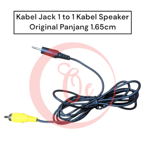 Kabel Jack 1 to 1 Kabel Speaker Original Panjang 1.65cm