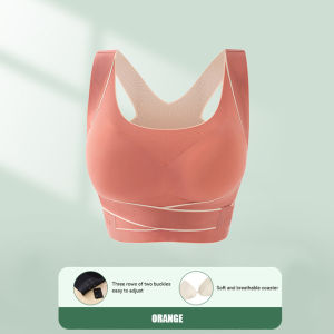 【2nd 50% off】Seamless Bras For Women Push Up Bra Shockproof Sports Bra Breathable Beauty Back Lingerie Running Yoga Vest Adjustable Underwear