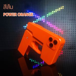 ปืนฉีดน้ำศัพท์มือถือ Apple แบบพับได้ระเบิดหัวฉีดน้ำสองหัวยิงยิงปืนของเล่นรุ่น