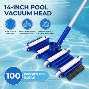 14 Inch Vacuum Head with Wheels for Swimming Pool Cleaning