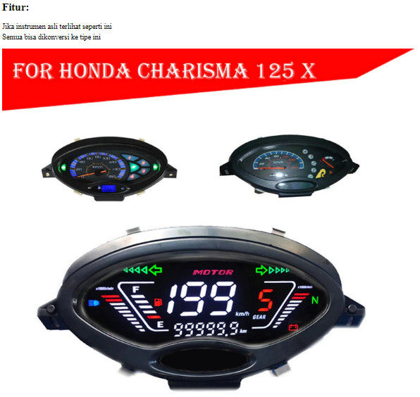 Spidometer Speedometer Digital Honda Kharisma Karisma 125D 125X