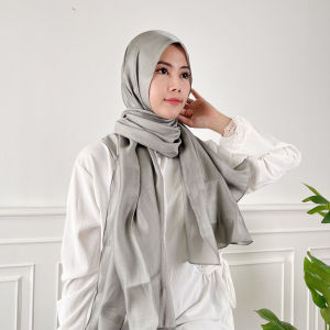 QR - REC OOTD AKSESORIS WANITA MUSLIMAH / Pashmina SHIMMER Silk / KERUDUNG WANITA TERBARU / HIJAB