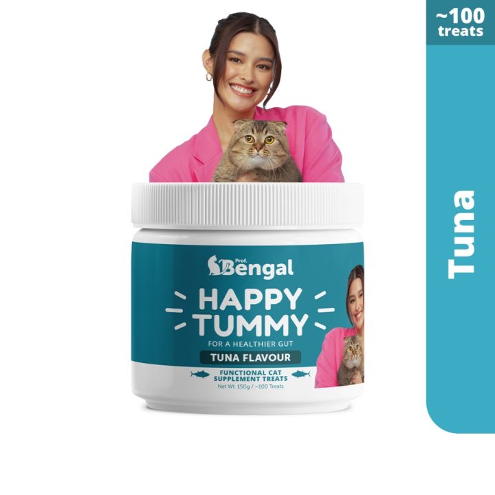 Prof Bengal Happy Tummy Premium AllNatural Cat Treats Snacks with