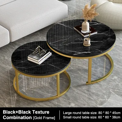 LALA Meja Kopi Coffee Table Living Detachable Home Round Table Modern Sofa Side Table Balcony Table Ruang Tamu Meja Home Living Furniture 客厅桌 茶几桌