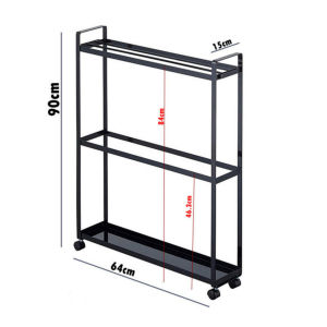 Towel Rack Bathroom Cart Gap Rack Rolling Bathroom Storage Organizer Towel Drying Rack Floor Towel Rack Stand Movable Storage Rack Bath Towel Rack Multifunction Bathroom Rolling Trolley