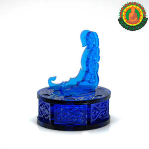 ฐานวางพระเครื่อง รุ่นฐานวงกลม ฐานตั้งเหรียญ ที่วางเหรียญ ลายไทยสวยงาม