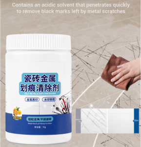 Tile Metal Scratch Cleaner Ceramic tile metal scratch cleaner Scratch Repair Cleaner Effortlessly Erase Black Marks And Restore Shine