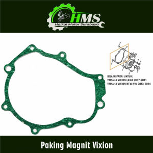 Paking Magnit Vixion- Packing Peking Gasket Block Blok Magnet Cover Crankcase Rengkes Kiri Yamaha