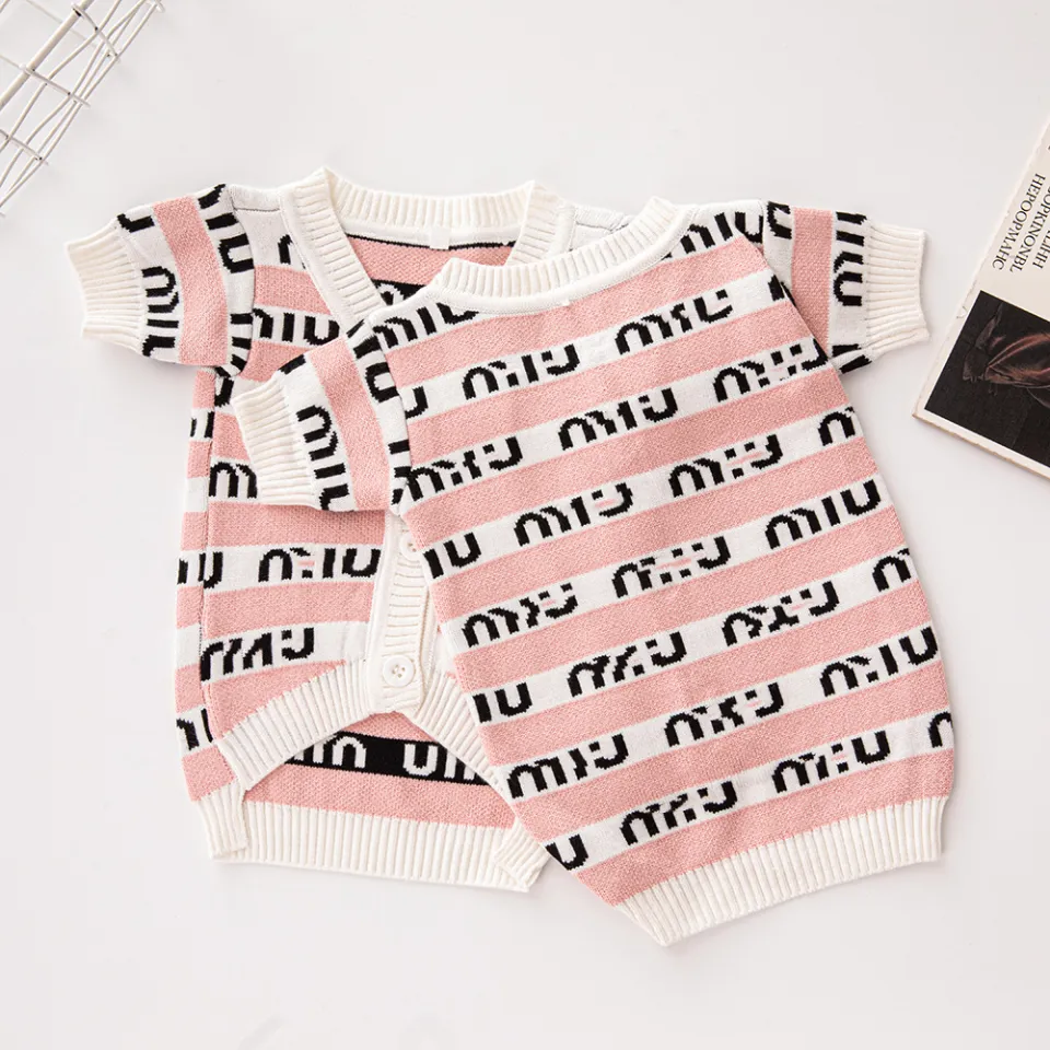 DY Loving Pet Clothes Fashion Miu Miu Pink Tide Brand Sweater