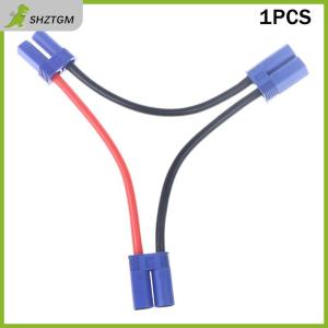 【SHZTGM】 สายเชื่อมต่อแบตเตอรี่แบบขนาน EC5ตัวแยกรูปตัว Y แบบคู่12AWG สายซิลิโคนสไตล์ y o สำหรับของเล่น RC