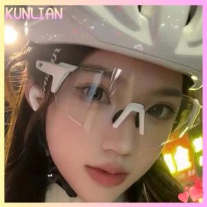 [KUNLIAN] Photochromic Cycling Sunglasses For Men Women Bike Glasses Riding Driving UV400 Mountain Bicycle Goggles Eyewear Sports