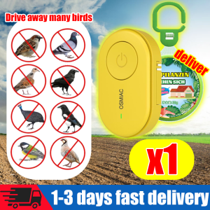 【100 years without birds】ultrasonic bird repellent ultrasonic 360° Bird Repellent No need to charge bird repellent outdoor ultrasonic bird repeller pigeon repellent Suitable for various places bird deterrent penghalau burung merpati 驅鳥神器 趕鳥 神器