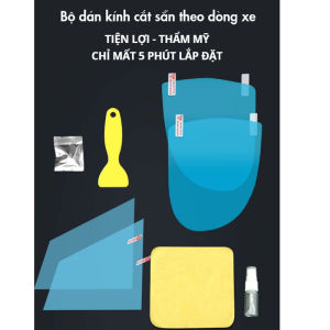 Dán gương ô tô và kính lái phủ nano chống đọng nước Decal chống nước hiệu ứng lá sen cực hiểu quả khi trời mưa