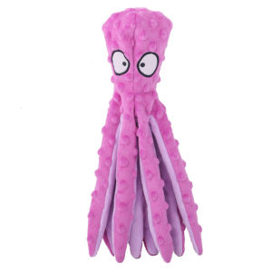 Pet Plush Toy Bite Resistant Octopus Skin Shell Dog Educational Vocal Toy Cat Dog Supplies