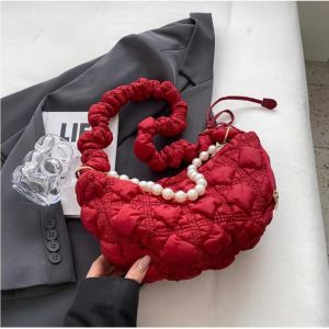 BJ61634 - WHITE/RED/PURPLE/PINK/DARKPINK/BLUE/BLACK TAS PUFFY BUBBLE BAHU HANDBAG SHOULDERBAG TAS WANITA FASHION IMPORT MODIS ELEGAN TERMURAH TERLARIS TERBARU BAGSTORE JAKARTA TAS BATAM ZCJ1634
