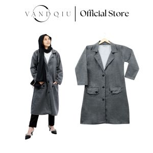 Vandqiu Jaket Panjang Musim Dingin Long Oter / Coat Wanita 001