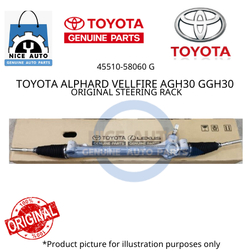 TOYOTA ALPHARD VELLFIRE AGH30 GGH30 POWER STEERING RACK -BRAND 100% ...