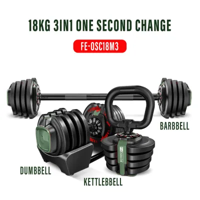 SellinCost FEXPERT SelectTech 2.5 to 24KG 3in1 One Second Change 552 Automatic Adjustable Dumbbell 18kg 2lb-43lb / 24kg 5lb-52lb Strength Training Weightlifting Fitness Select Tech Dumbell Rack Stand Weight Lifting (2Y Warranty) OSC18M3 自动可调哑铃