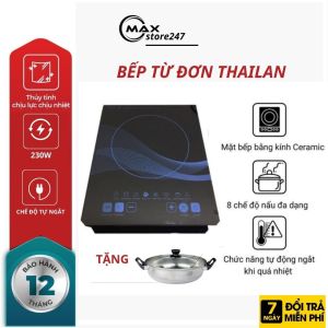 Bếp Từ Cảm Ứng Mặt Kính Cường Lực Siêu Bền Công Suất 2000W Chế Độ Tự Ngắt Hẹn Giờ Tiết Kiệm Điện TẶNG Kèm Nồi BH 1 NĂM LỖI ĐỔI MỚI TRONG 14 NGÀY