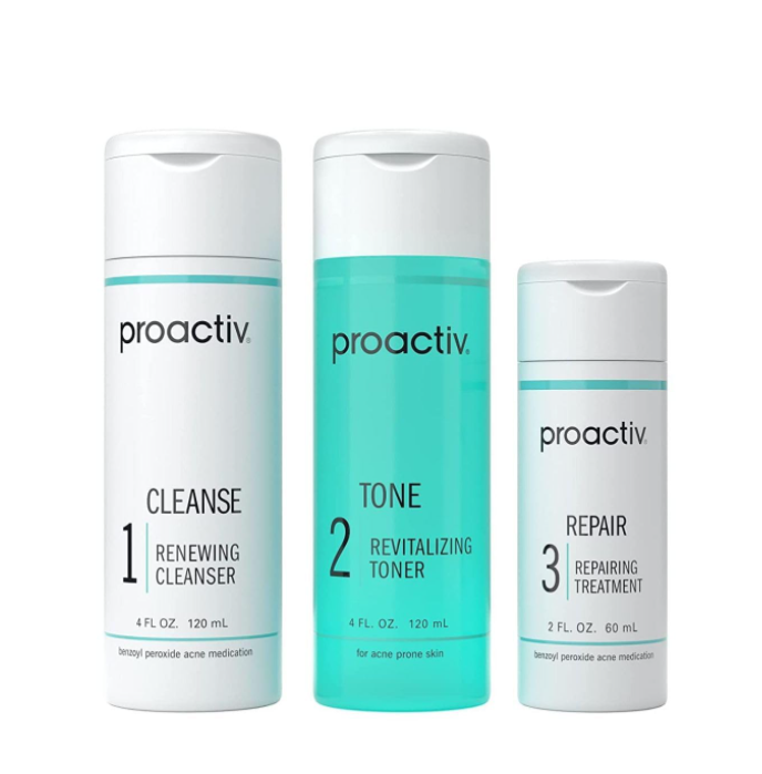 Proactiv 3 Step Acne Treatment Benzoyl Peroxide Face Wash, Repairing