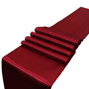 Yo-Fun 12"x108" Satin Table Runner Cloth multiple colors Wedding Party Banquet Home Decor Supplies