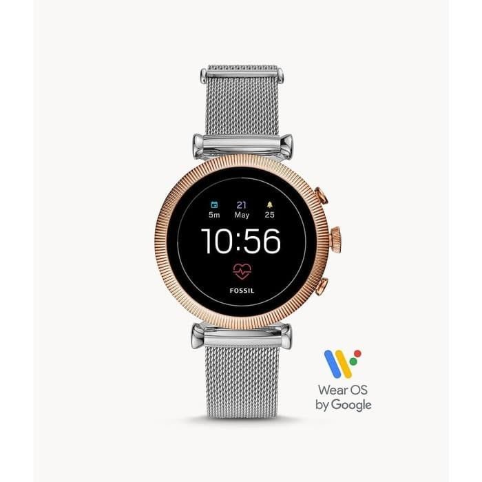 Fossil Gen Smartwatch Sloan HR Stainless Steel Mesh FTW6043