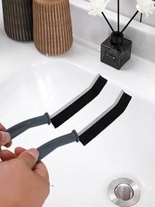 浴室缝隙刷卫生间厨房瓷砖死角清洁多功能窗缝凹槽灰尘刷子硬毛刷