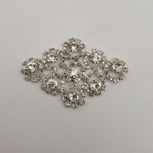 APLIKASI KRISTAL BERLIAN MOTIF WAJIK KECIL rumbai KUALITAS AA WARNA PUTIH PER PIECE