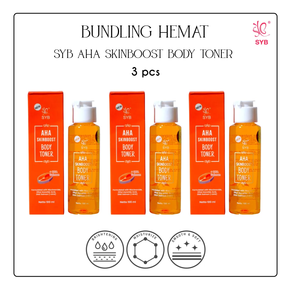 SYB - AHA SKINBOOST BODY TONER di ARFAIZ KOSMETIK GARUT