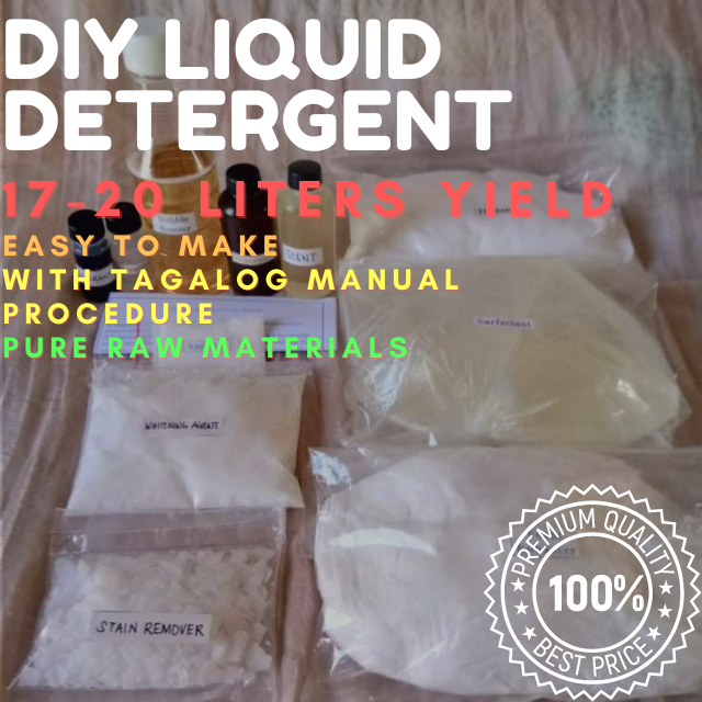 D.I.Y Liquid laundry Detergent Kit TIN'S TIPID KITS 820L yields