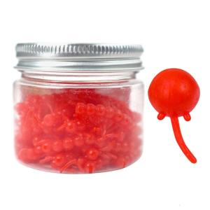 Nhân tạo nổi mồi mồi mềm bóng với đuôi năng động trêu chọc câu cá hạt trang trí mềm antibottom nổi hành động mồi