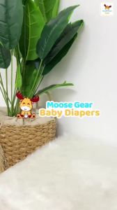 Moose Gear Baby Tape Diaper SMALL 30pcs Super Absorbent No Leaks (NEW & IMPROVED)