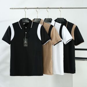 Aó polo Nam cổ bẻ phối sọc vai nách năng động thể thao LCXA270