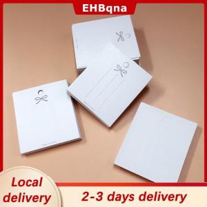 [COD]  HOT SALE Ship within 24 hours 50PCS White Hairpin Card Trinket Bow Display Cards Cardboard Packing Paper