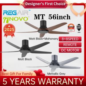 🔥 Designers first choice 🔥  REGAIR MT36/46/56" Low Ceiling Fan with Light 5B-16S-8889CFM Remote Control 5-year Warranty