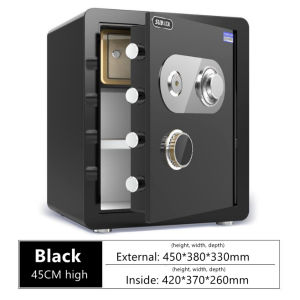 Mechanical Safe Box Password Fireproof AntiTheft Depository Cash File Jewelry Hotel Family Safety Security Box