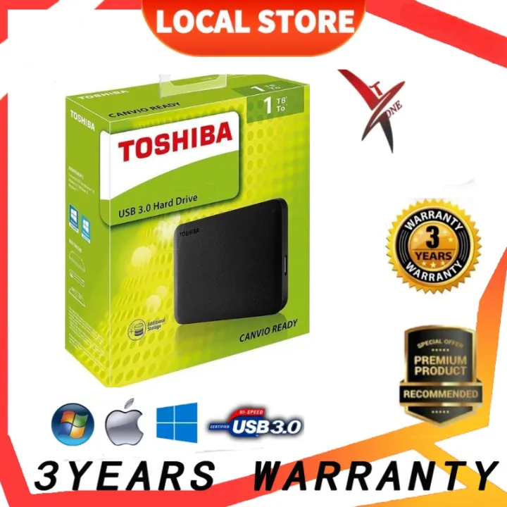 Toshiba Portable External Hard Disk 1TB High Speed Usb3.0 Mobile Hard Disk 2TB 4TB