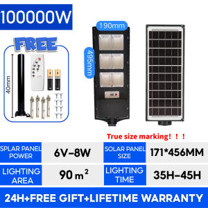 200000W Solar Street Lights LED Outdoor Waterproof Sensor Flood Lamp LED Flood Light