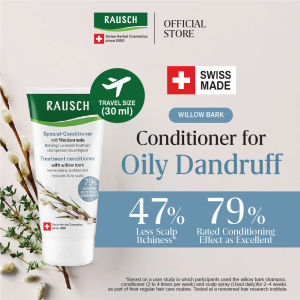 [Travel Size] RAUSCH - Oily Dandruff and Itchy Scalp - Treatment Conditioner with Willow Bark 30 ml
