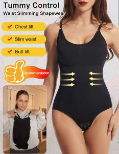 Womens Sculpting Bodysuit Body Shaping One-piece Underwear Slimming Shapewear Tummy Control Waist Slimming Shapewear