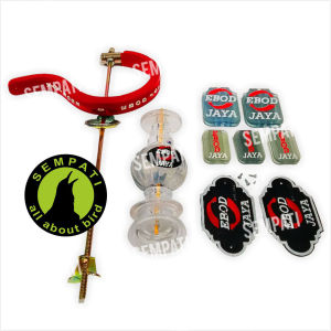 SEMPATI Aksesoris Sangkar Kandang Burung Kotak Ebod Jaya Fullset Variasi Gantungan Pion Emblem Stopper Logo Ebod Jaya Aksesoris Sangkar Kenari Lovebird Murai Kotak