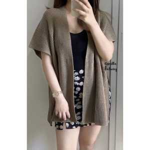 NHV Outer Cardigan Korean Style Aesthetic Camilla Batwing