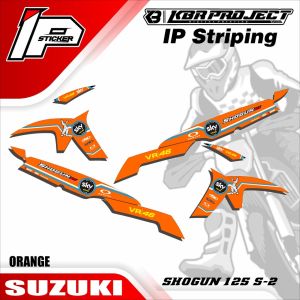 Striping SHOGUN 125- Sticker Striping Variasi List SUZUKI SHOGUN 125.S-2 Design IP Sticker