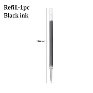 GD Christmas 1pcs Deli Press Gel Pen 0.35mm Black Quick-Drying Ballpen Writing Pen For Text School Supplies