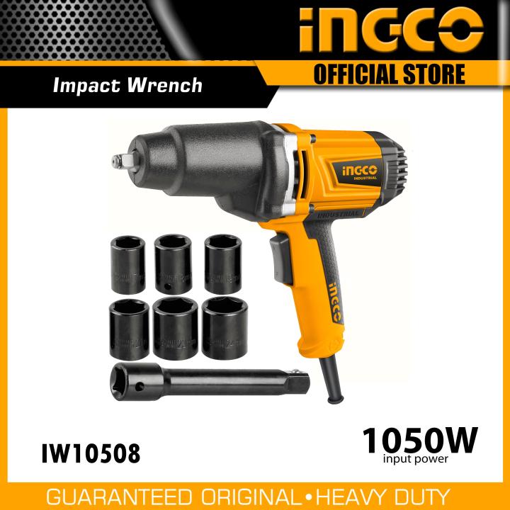 Ingco IW10508 1050W Industrial Electric Impact Wrench 1/2" Drive 550NM with Case IPT Lazada PH