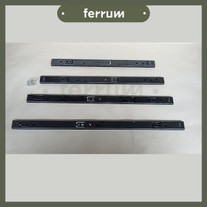 [ FERRUM ] Rel Laci Double Track Full Extension 35cm  40cm  45cm  50cm