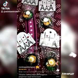 Gantungan Kunci Miniatur Makanan: Desain Unik & Lucu